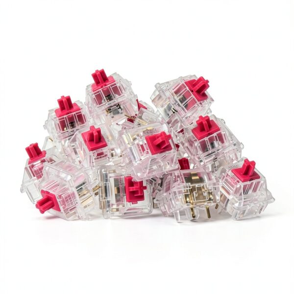 GATERON Aliaz Silent Pink 60gf Tactile 5‑Pin Switches 35pcs-1