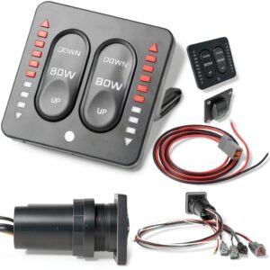 LED Indicator Tactile Trim Tab Switch Kit 36" Pigtail sixcow-0