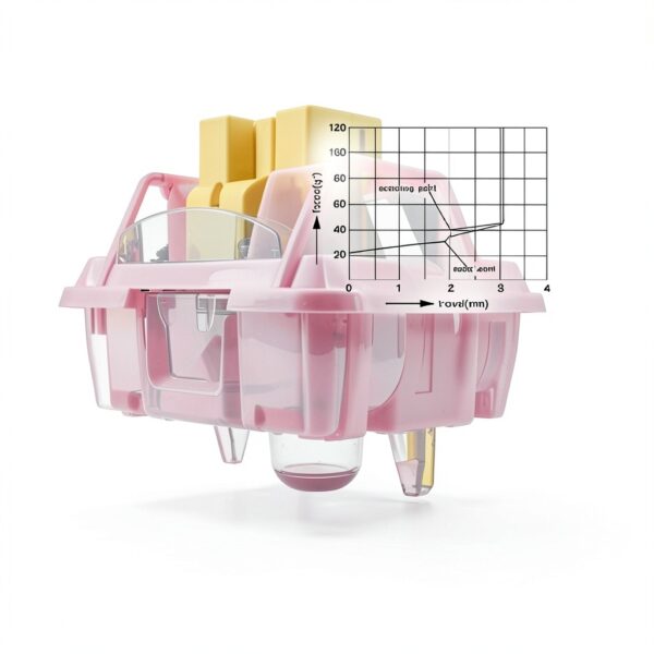 Outemu Honey Peach/Lime Switch V3 PAKJEL Linear/Tactile 110PCS-7