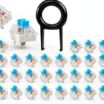 Mechanical Keyboard Keys Set 62pcs Tool SpaceWings Blue Switch-0
