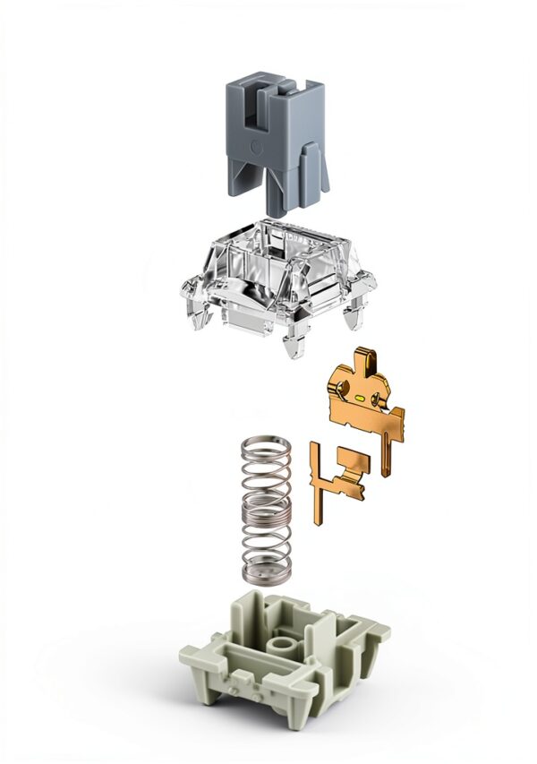 GATERON G Speed Silver Pro V3.0 5‑Pin Linear Switch – 70 pcs Silver-2