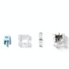 Mechanical Keyboard Keys Set 62pcs Tool SpaceWings Blue Switch-5