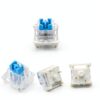 Keyboard Switches, 12PCS Blue Keyboard Clicker Replacement 3 PIN Mechanical Keyboard Switch Clicky Accurate Typing, Dustproof Keyboard Switches for LED Mechanical Gaming Keyboard-2
