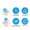 Keyboard Switches 50pcs Blue Tactile Mechanical by Zyghjort Dustproof-3