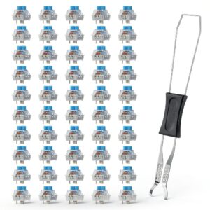 Mechanical Keyboard Switches Blue Clicky 45PCS SynHHergyx Switches-0