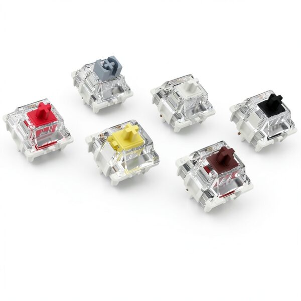 GATERON G Speed Silver Pro V3.0 5‑Pin Linear Switch – 70 pcs Silver-5