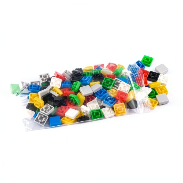 Tactile Push Button Switch Cap A14 12x12x7.3mm 7 Color Kit Arduino-5