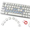 Keyboard Switches, 12PCS Blue Keyboard Clicker Replacement 3 PIN Mechanical Keyboard Switch Clicky Accurate Typing, Dustproof Keyboard Switches for LED Mechanical Gaming Keyboard-5