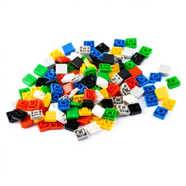 Tactile Push Button Switch Cap A14 12x12x7.3mm 7 Color Kit Arduino-1