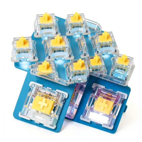 GATERON G Speed Silver Pro V3.0 5‑Pin Linear Switch – 70 pcs Silver-3